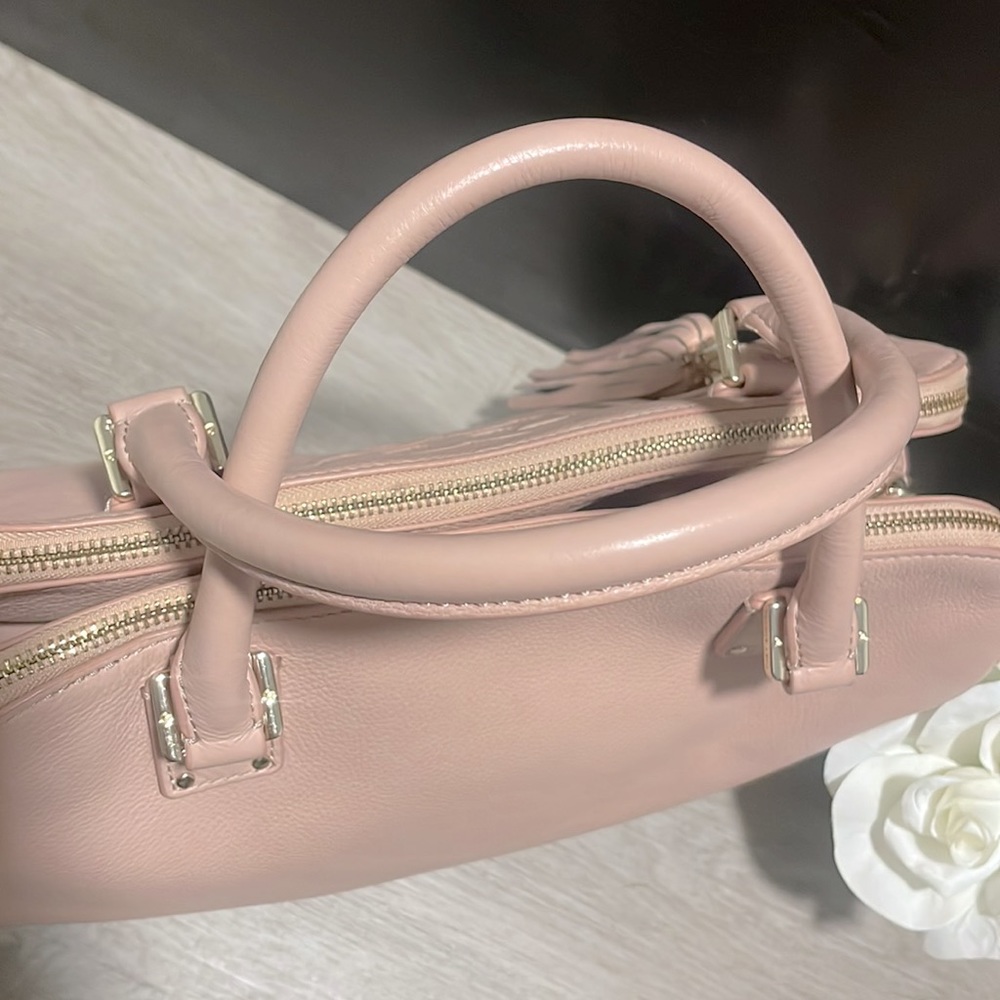 Tory Burch Pink Thea Top Handle Satchel - Picture 6 of 17